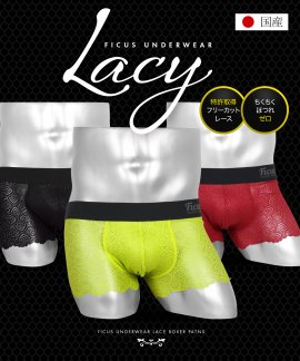FICUS(フィークス) 総レース×ボクサーパンツ FICUS(フィークス) 総レース×ボクサーパンツ