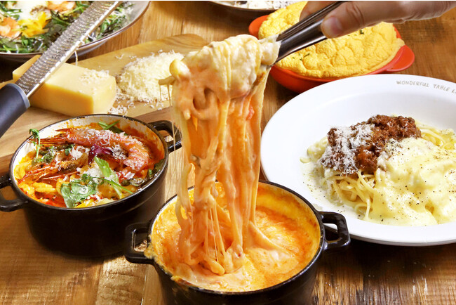 溶岩パスタが熱々＆濃厚＆楽しい！ 冬季限定”チーズフェア”12月8日から。大阪万博公園EXPOCITY「BARBARA EXPO RESTAURANT」