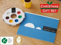 フィンガーペイントのお絵かきセット「アトリエ ミオ」のクリスマス限定特典付きセットを12月22日まで期間限定で販売～冬休みに親子で遊べるプレゼントに～