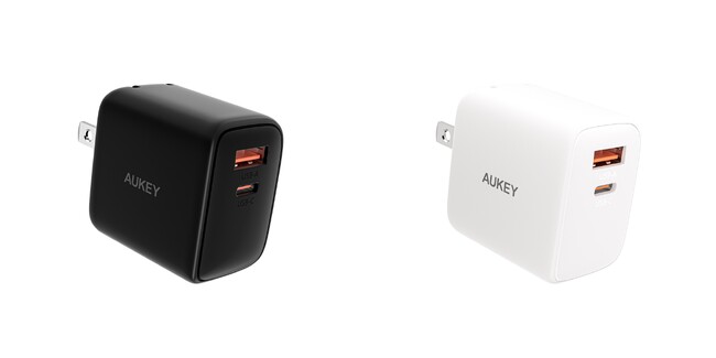 【AUKEY】MacBook Airなど小型ノートPCの急速充電が可能！2ポート搭載PD対応小型USB充電器「Swift Mix 32W」を12月8日（金）に販売開始