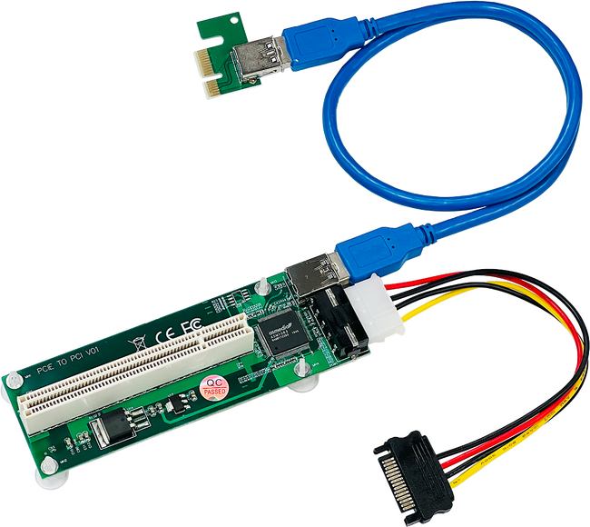 【玄人志向】PCIをPCI Express x1に変換する変換基板「KRHK-PCI-PCIE」を発売