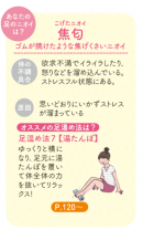 足のニオイをかいでみましょう! 足のニオイをかいでみましょう!