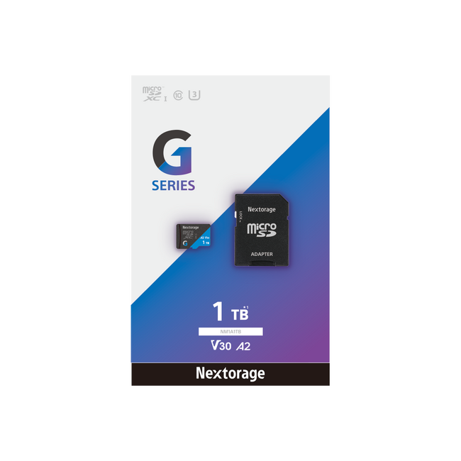 microSDXC UHS-Iメモリーカード Gシリーズ 1TB発売のお知らせ