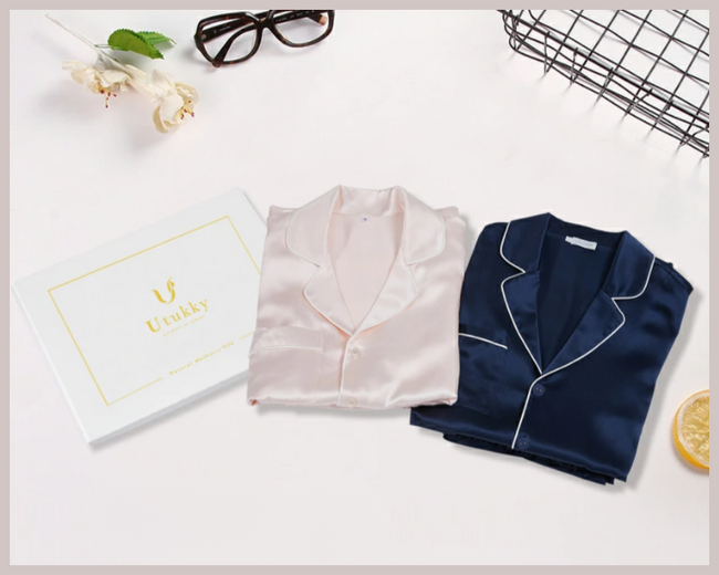 ◆最高品質シルクパジャマ【天然シルク100％】肌寒い季節におすすめ！くつろぎの睡眠空間を彩る美しいパジャマ。