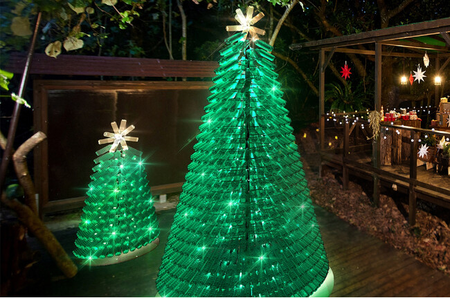 【星野リゾート　西表島ホテル】地元の小学生を招待した「ペットボトルツリー点灯式」実施のご報告｜開催日：2023年12月1日