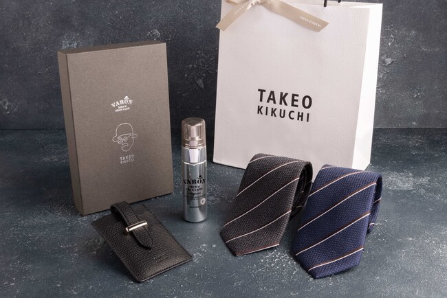 クリスマスシーズンのギフトにもおすすめ！大人の男性向けスキンケアブランド「VARON」×メンズブランド「TAKEO KIKUCHI」コラボレーションギフトBOX 数量限定発売