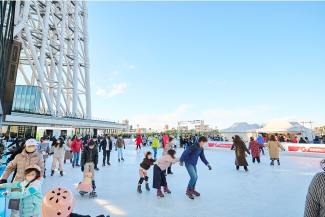 東京スカイツリー(R)の足元で、スケートを楽しもう！！　TOKYO SKYTREE TOWN(R) ICE SKATING PARK 2024