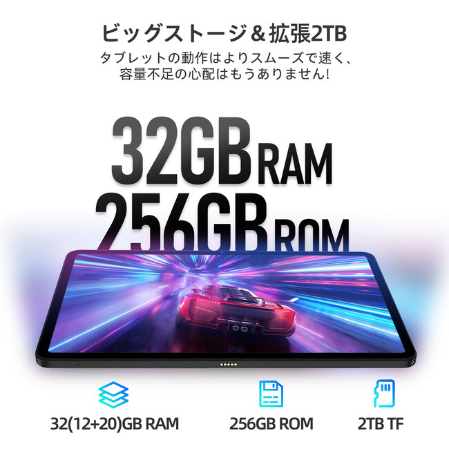 新品登場！12インチタブレット「Ｔ20ULTRA」登場！32GBのRAMを解除し、今までにないタブレット体験が楽しめましょう！