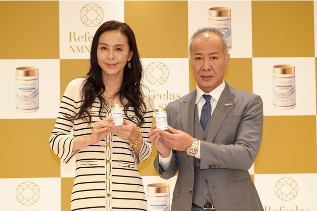杉本彩さん登壇！日本初の機能性表示食品NMNサプリメント『Refeelas(リフィーラス)』発売記念イベント開催*¹