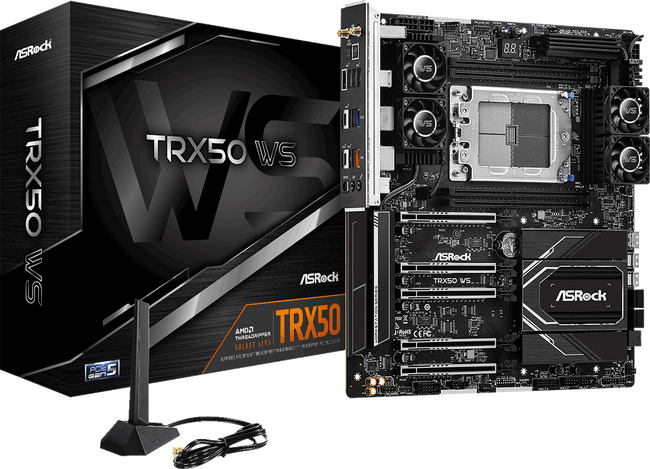 【ASRock】PCIe Gen5スロットを3基搭載した、Threadripper 7000シリーズ対応ワークステーション向けマザーボード『TRX50 WS』発売