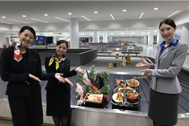 空港で食品サンプルが回ってる！？