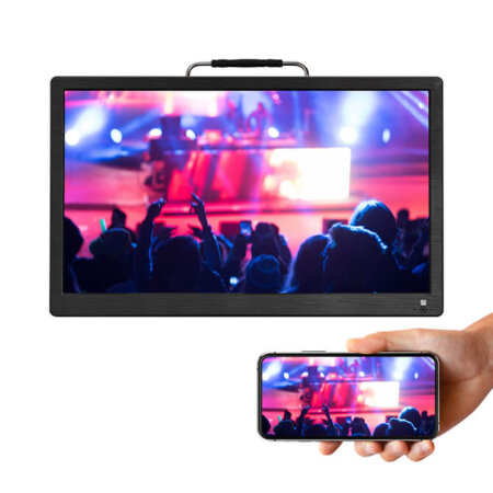 スマホ動画を大きな画面で楽しむ！！！「OVER TIME(R) 14インチ ミラーリング機能付きポータブルTV」を発売