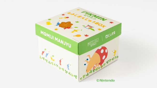 「ピクミンテラス in 宮島SA(サービスエリア)」にて《ピクミンもみじ饅頭BOX》が新発売！広島菓子処にしき堂より