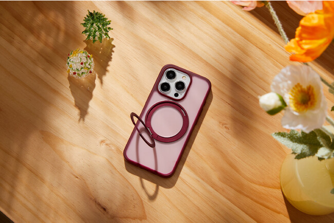 【新色登場】スタンドケース「UPRO Ostand R」シリーズ再び新色展開。クリスマスに煌めきを添える「ワインレッド」、12月5日より販売開始！