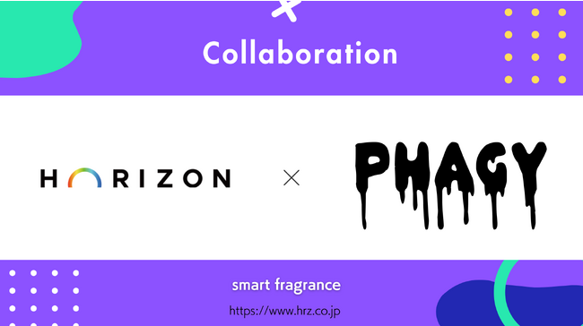 PHAGYのアートが香りに変身?!Horizon株式会社と共創し新感覚NFT体験を提供します。12月22日よりScent Storeにて発売開始。