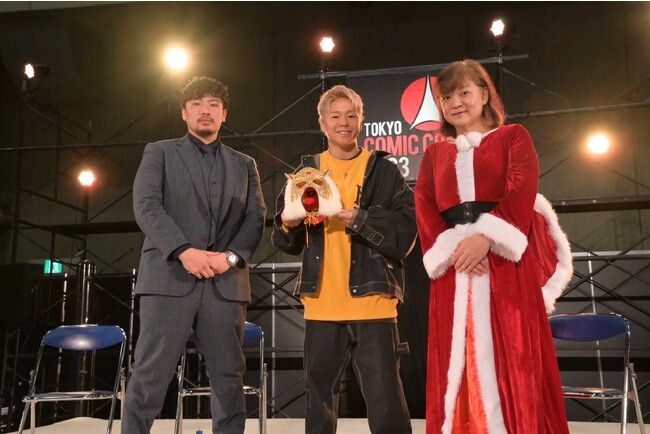 武尊が「東京コミックコンベンション」に登場！初代タイガーマスク＝佐山サトルさんの長男・聖斗さんとトークショー