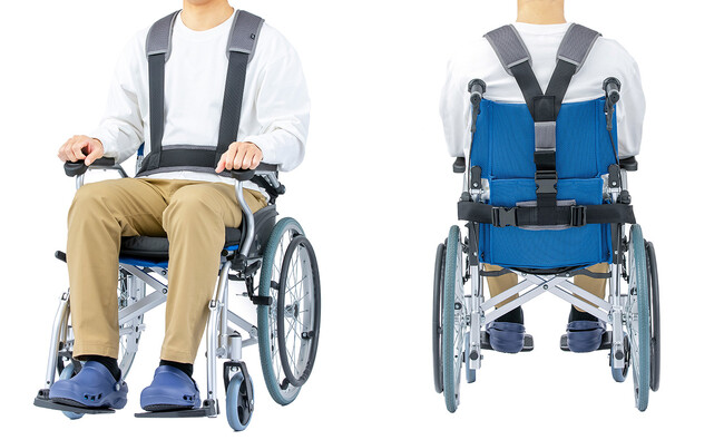 車いすでの姿勢保持を3点固定で安全にサポート。利用者・介助者が安心して活動ができる「座位姿勢保持ベルト」12月12日発売