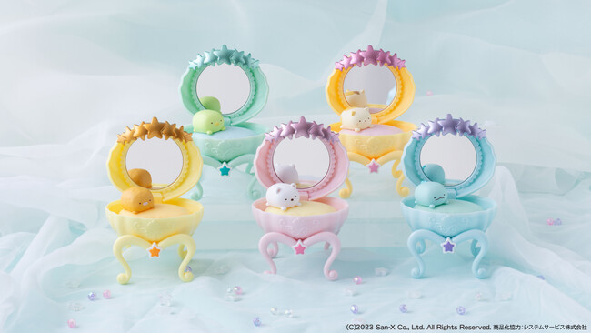 「すみっコぐらし」が大きな貝がらドレッサーになってガシャポン(R)に登場！『すみっコぐらし シェルドレッサー』