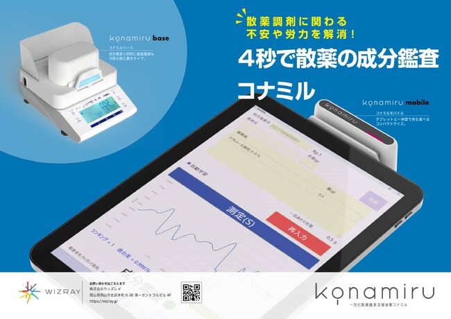 携帯型散薬鑑査装置「コナミルモバイル」販売開始のお知らせ