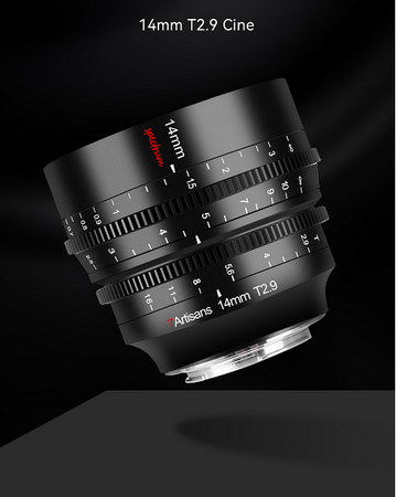新発売｜7Artisans14mm T2.9 シネレンズが登場
