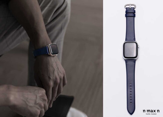【n max n】 ノンステッチの本革Apple Watch用バンドを販売開始