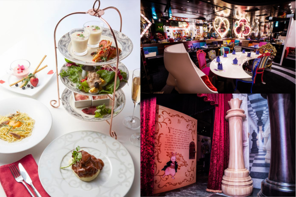 【大阪クリスマスディナー・ランチ2023】梅田『幻想の国のアリス』にティースタンドのクリスマス特別コースが登場！