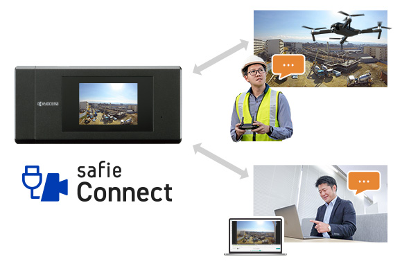セーフィー、ドローンカメラ映像伝送ルータにグループ通話機能を付加
