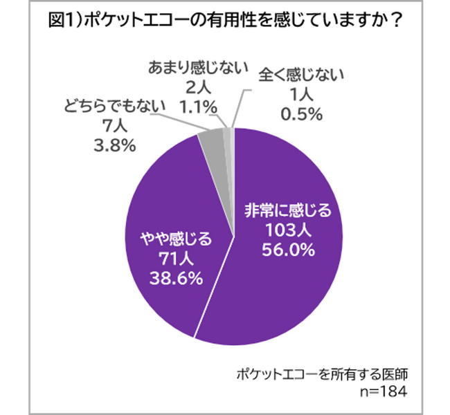 GEヘルスケア・ジャパン、ポケットエコーの使用実態を基に医療の課題解決への貢献について調査を実施