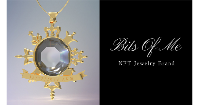サイバードのオリジナルNFT ジュエリーブランド『Bits Of Me』「2023 オータム／ウィンターコレクション」が販売開始。ペンダントに唯一無二の刻印が可能！