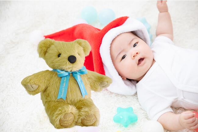 Xmasプレゼントは「体重ベア/ウェイトベア」にしてみよう！生まれた時の重さのテディベアを製造する「くまさん工房」は、最短翌日配達（無料）対応。クリスマスキャンペーンは12月26日（火）9:59まで