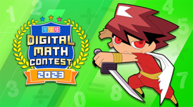 「すらら国際デジタル算数コンテスト2023」メインビジュアル 「すらら国際デジタル算数コンテスト2023」メインビジュアル