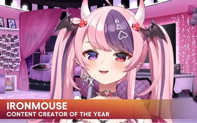 VShojo所属VTuber「Ironmouse(アイアンマウス)」、The Game Awardのコンテンツクリエイター部門を受賞！！