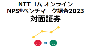 対面証券を対象にしたNPS(R)ベンチマーク調査2023の結果を発表。NPS1位は大和証券