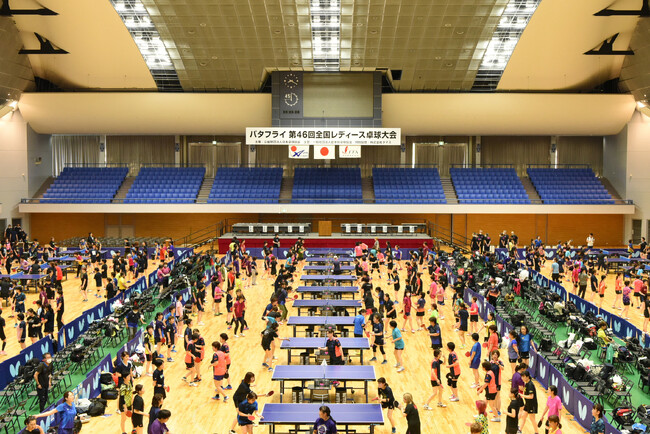 卓球のバタフライ　第47回全国レディース卓球大会のタイトルスポンサーに決定