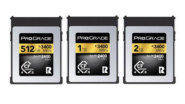CFexpress 4.0 Type BカードのハイコストパフォーマンスGOLDシリーズ512GB/1TB/2TBをAmazonで販売開始