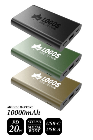 LOGOSライセンスのモバイルバッテリー、充電ケーブルが多摩電子工業より新発売