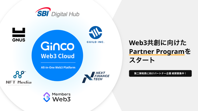 Ginco、Web3共創に向けたPartner Programを創設