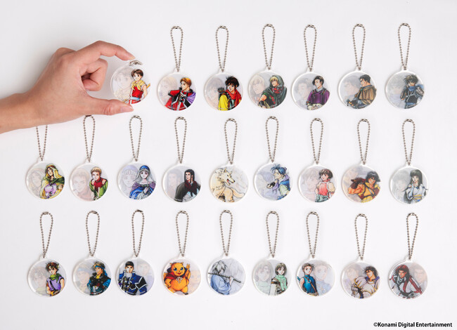 「幻想水滸伝II カプセル商品化総選挙」で選ばれた上位25キャラクターがアクリルチャームになってガシャポン(R)に登場！『幻想水滸伝II アクリルチャーム 25th selection』