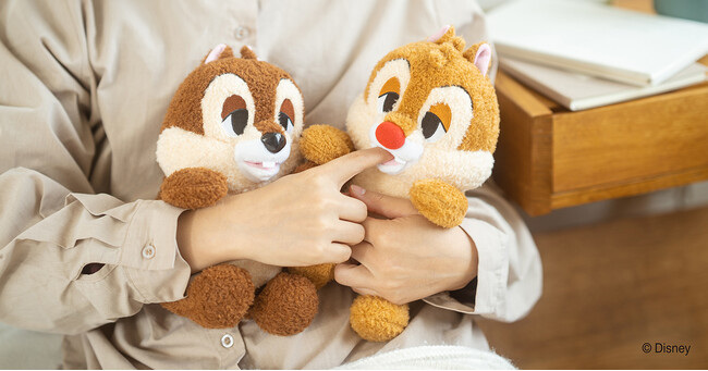 ディズニーシリーズ「チップ&デール」デザインのやみつき体感ロボット「甘噛みハムハム」新発売！