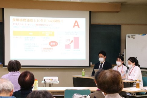 【CSRの取り組み】〈杉並区地域食育推進教室〉講義レポート「野菜と油のおいしい関係」