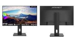 JAPANNEXTが27インチ WQHD解像度 昇降式多機能スタンド付き4辺フレームレスの液晶モニターを12月15日(金)に発売