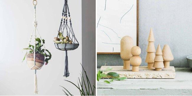 冬のおうち時間を彩る、マクラメで作る「プラントハンガーキット」や「真ちゅうと銅のモビールキット」、「天然木のオブジェ」などの新作アイテムをフェリシモ「SeeMONO［シーモノ］」が発表