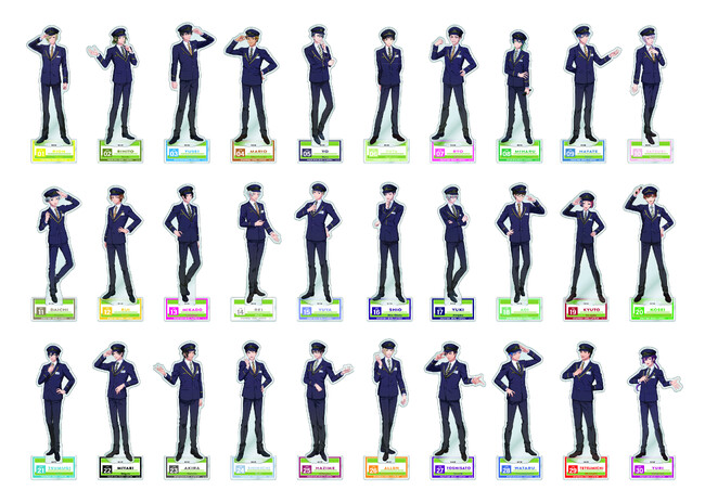 JR山手線・全30駅で働くエキメンが登場する駅員アイドルプロジェクト『STATION IDOL LATCH!』2024年1月17日(水)発売1stAL収録の新曲5曲を本日解禁！
