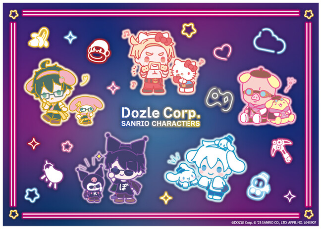 ゲーム実況グループ・ドズル社とサンリオキャラクターズがコラボしたフェアが2024年1月13日から開催！　特典を配布するほか、コラボイラストを使用した新グッズの販売も!!