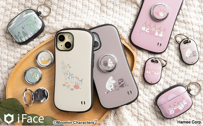モバイルアクセサリーブランド「iFace（アイフェイス）」「MOOMIN」デザインより落ち着いた色合いで人気のくすみカラーのモバイルアクセサリー製品が登場