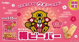 ほどよい酸味がクセになる!期間限定「梅ビーバー」新発売! ほどよい酸味がクセになる!期間限定「梅ビーバー」新発売!