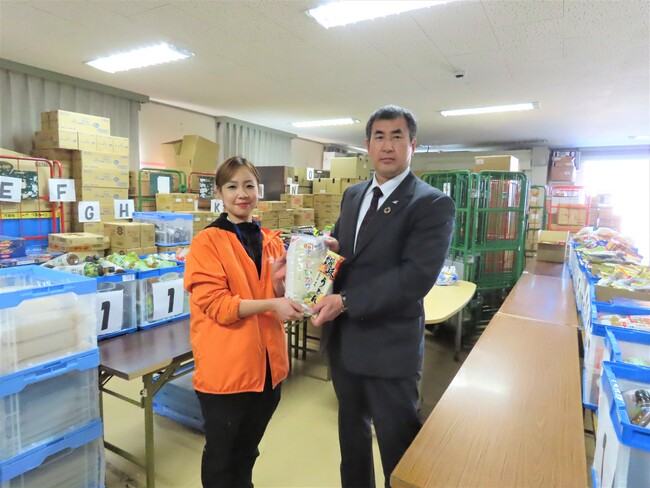 フードバンク北九州ライフアゲインへの商品寄贈について