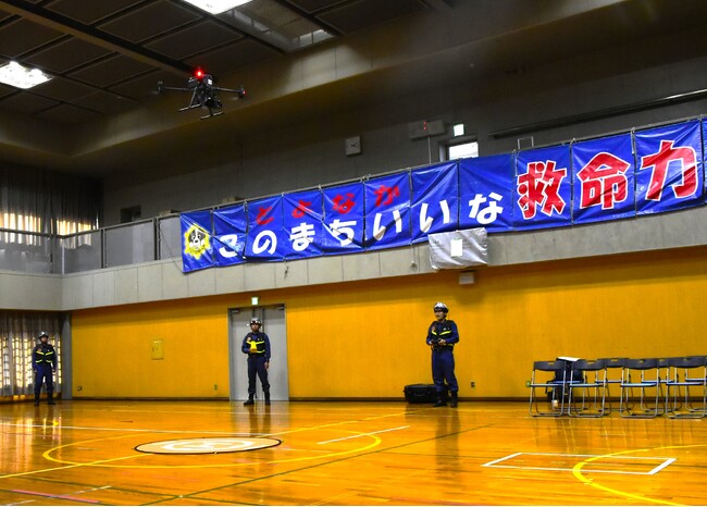 豊中市災害対応ドローン隊「KITE」の発隊式を開催