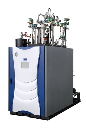 都市ガス専焼と水素混焼に切替運転が可能なハイブリッド型ボイラを開発