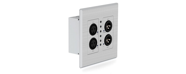 Blustream社製 ウォールプレート型 XLR Danteコンバータ 2024年1月22日（月）発売！